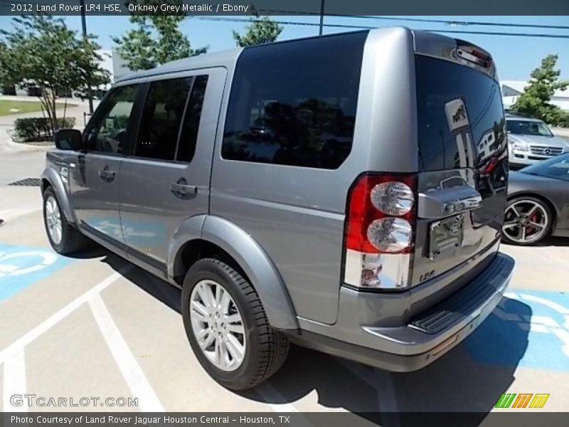 Orkney Grey Metallic / Ebony 2012 Land Rover LR4 HSE