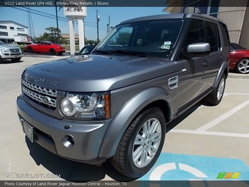 Orkney Grey Metallic / Ebony 2012 Land Rover LR4 HSE