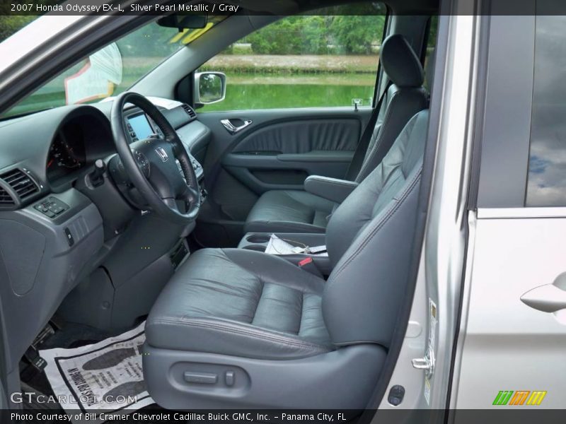 Silver Pearl Metallic / Gray 2007 Honda Odyssey EX-L