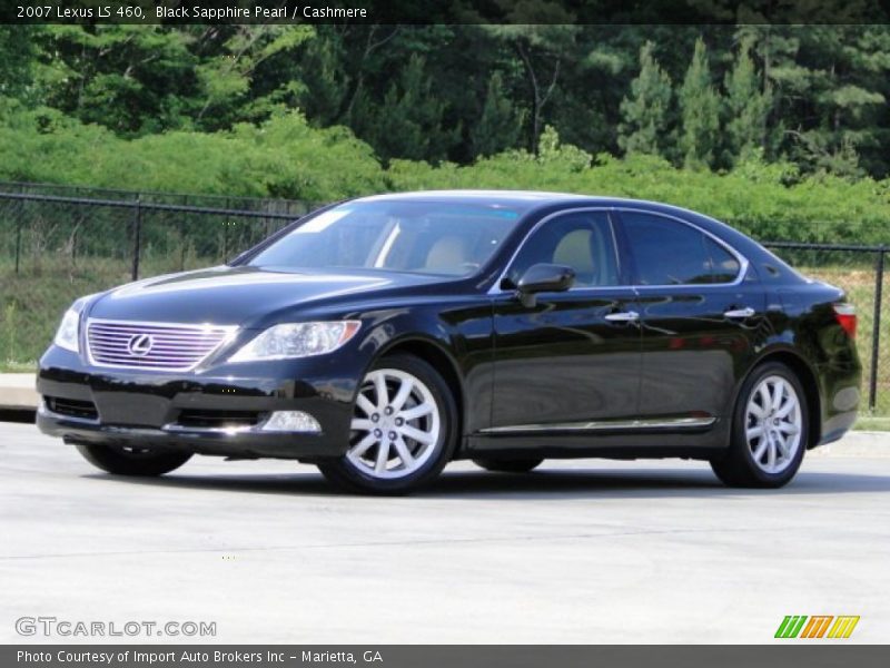 Black Sapphire Pearl / Cashmere 2007 Lexus LS 460