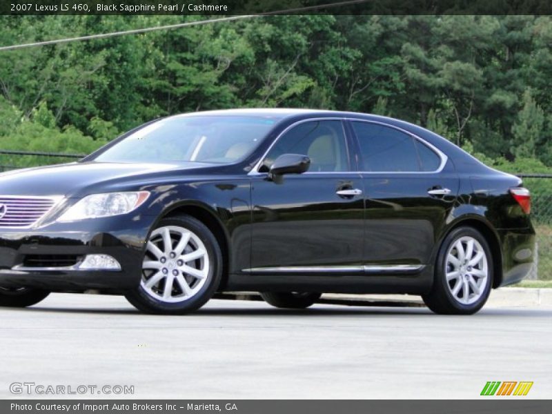 Black Sapphire Pearl / Cashmere 2007 Lexus LS 460