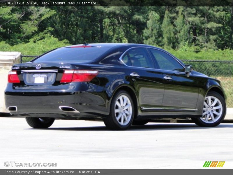 Black Sapphire Pearl / Cashmere 2007 Lexus LS 460