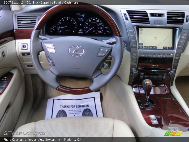 Black Sapphire Pearl / Cashmere 2007 Lexus LS 460