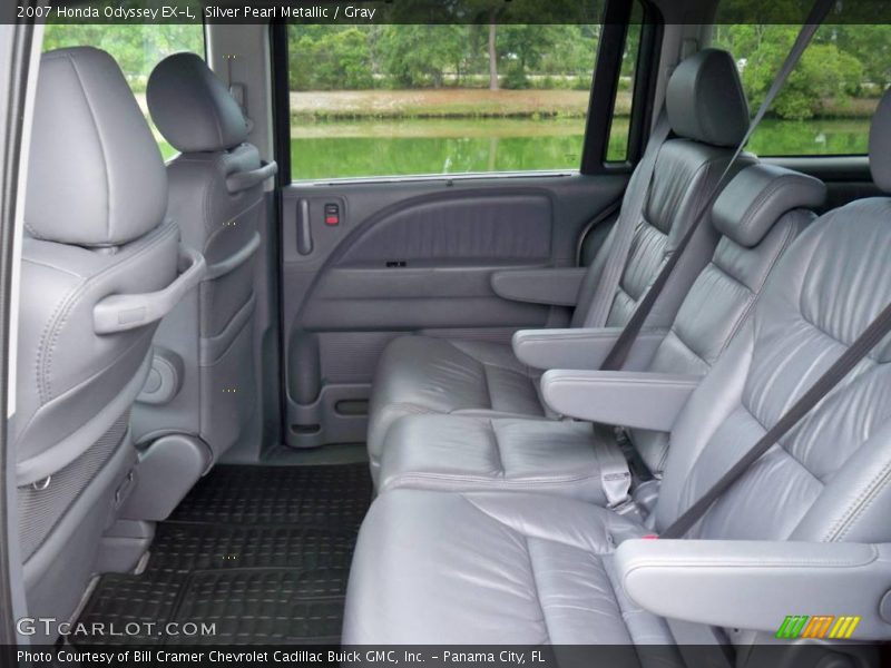 Silver Pearl Metallic / Gray 2007 Honda Odyssey EX-L