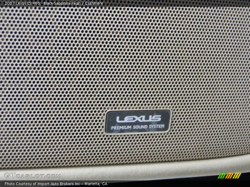 Black Sapphire Pearl / Cashmere 2007 Lexus LS 460
