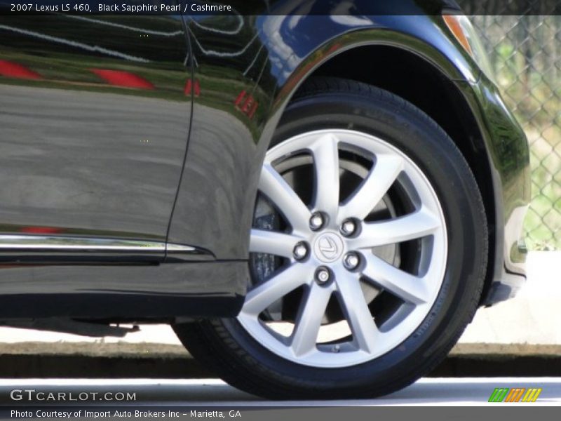 Black Sapphire Pearl / Cashmere 2007 Lexus LS 460