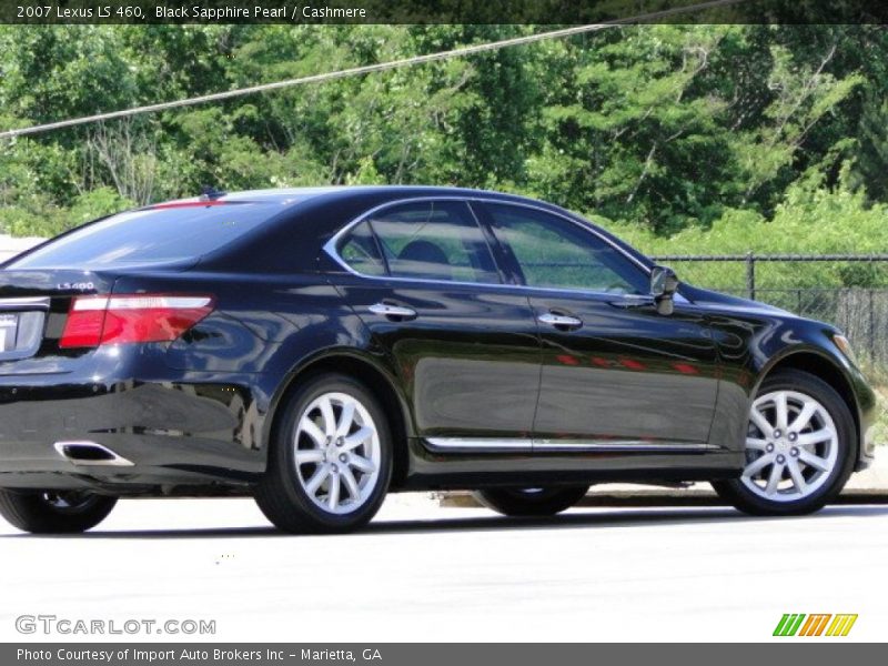Black Sapphire Pearl / Cashmere 2007 Lexus LS 460