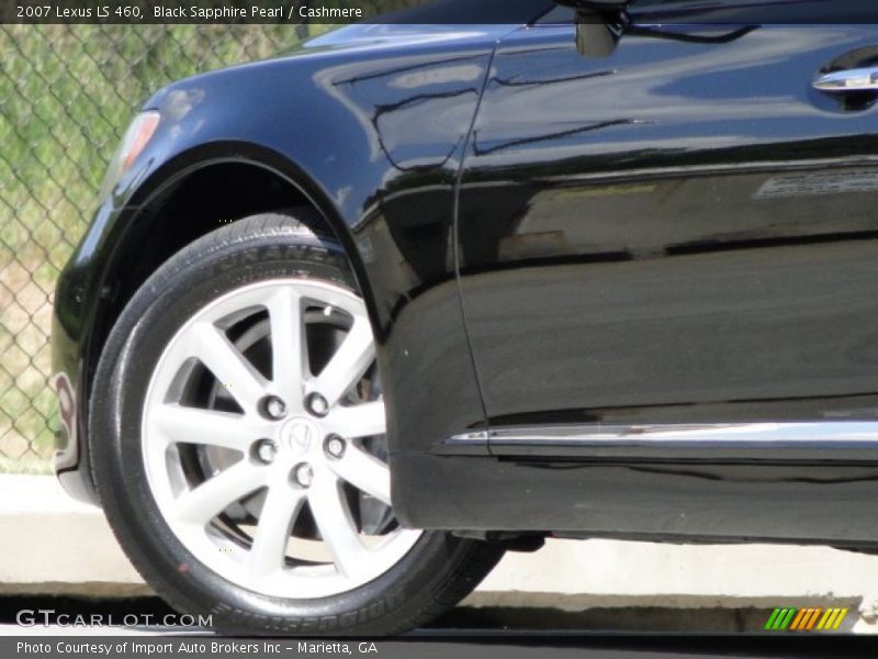 Black Sapphire Pearl / Cashmere 2007 Lexus LS 460