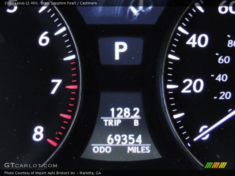 Black Sapphire Pearl / Cashmere 2007 Lexus LS 460