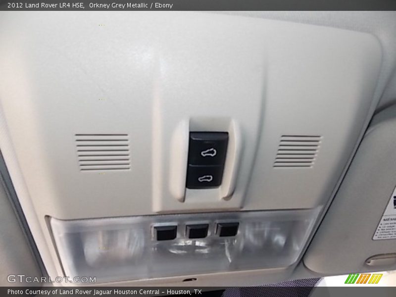 Orkney Grey Metallic / Ebony 2012 Land Rover LR4 HSE