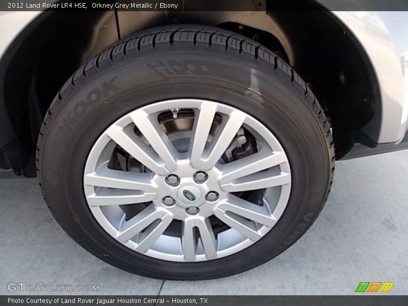 Orkney Grey Metallic / Ebony 2012 Land Rover LR4 HSE