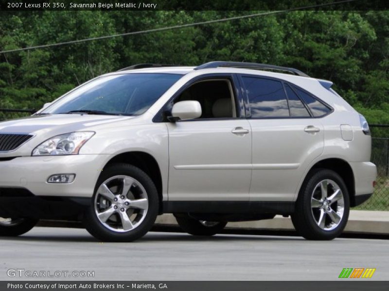 Savannah Beige Metallic / Ivory 2007 Lexus RX 350