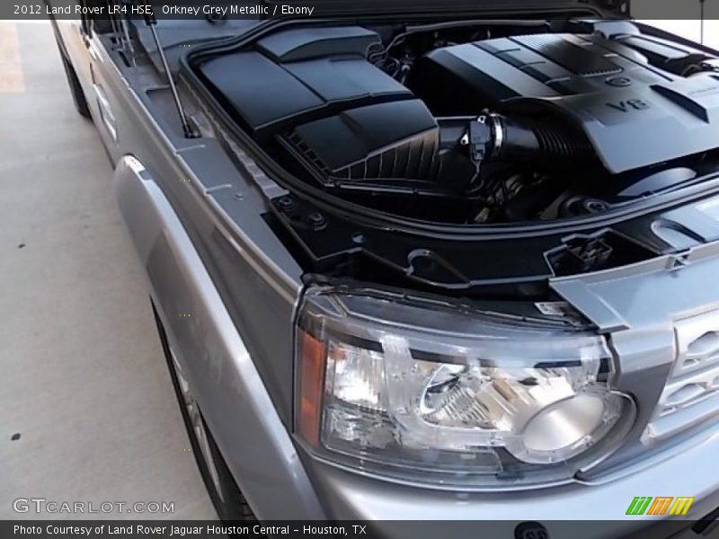 Orkney Grey Metallic / Ebony 2012 Land Rover LR4 HSE