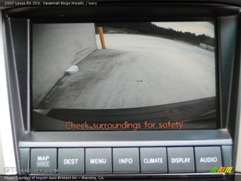 Savannah Beige Metallic / Ivory 2007 Lexus RX 350
