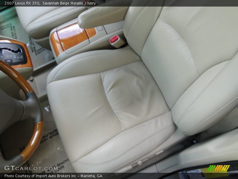 Savannah Beige Metallic / Ivory 2007 Lexus RX 350