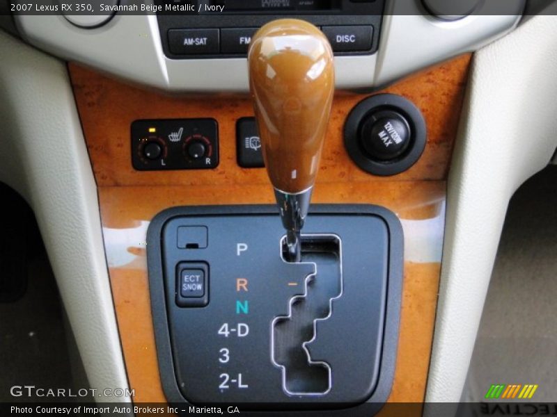  2007 RX 350 5 Speed Automatic Shifter