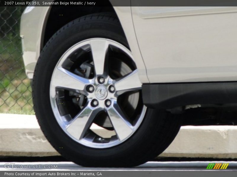 Savannah Beige Metallic / Ivory 2007 Lexus RX 350
