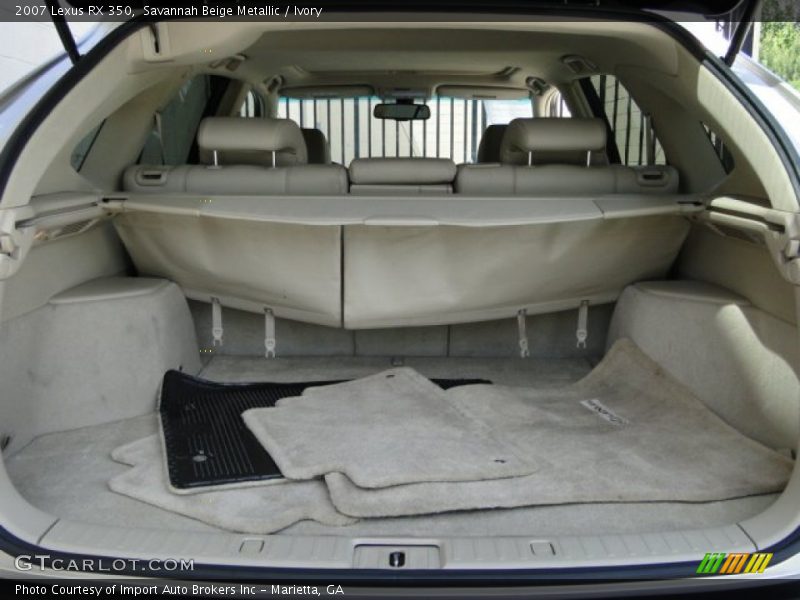  2007 RX 350 Trunk