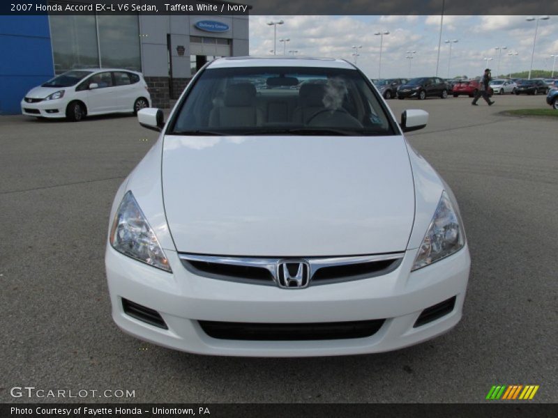 Taffeta White / Ivory 2007 Honda Accord EX-L V6 Sedan