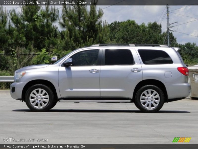  2010 Sequoia Platinum Silver Sky Metallic