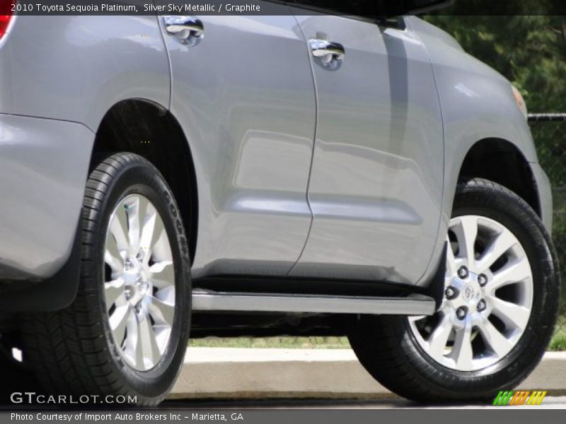 Silver Sky Metallic / Graphite 2010 Toyota Sequoia Platinum