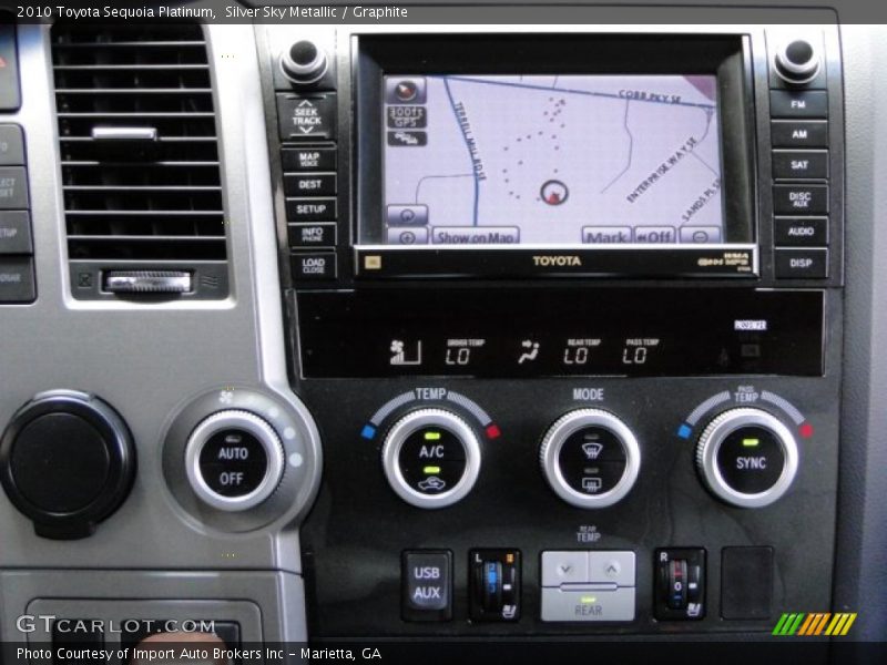 Controls of 2010 Sequoia Platinum