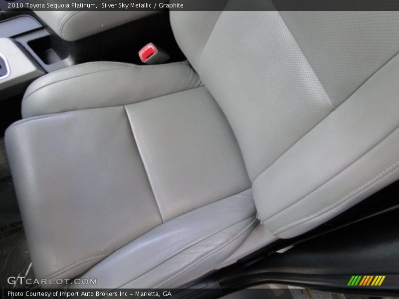 Silver Sky Metallic / Graphite 2010 Toyota Sequoia Platinum