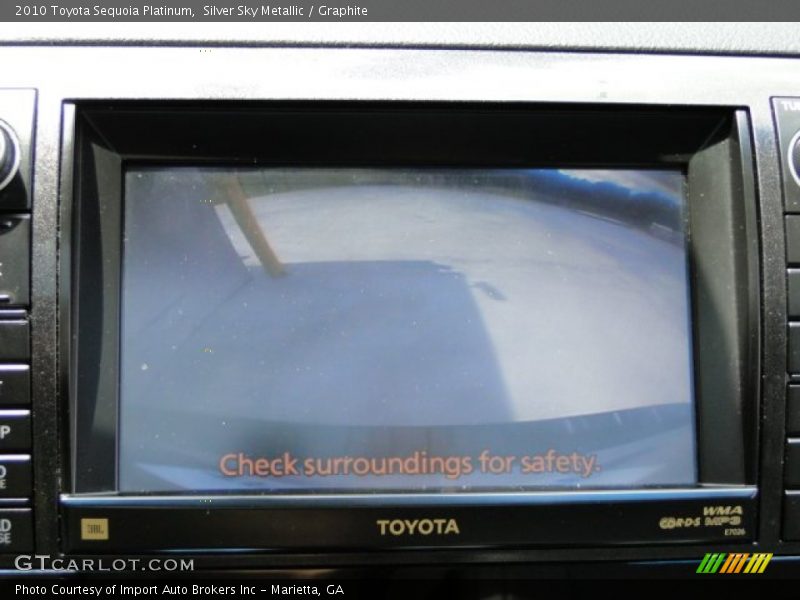 Silver Sky Metallic / Graphite 2010 Toyota Sequoia Platinum