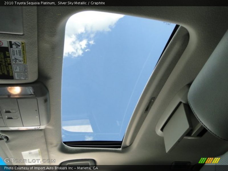 Silver Sky Metallic / Graphite 2010 Toyota Sequoia Platinum