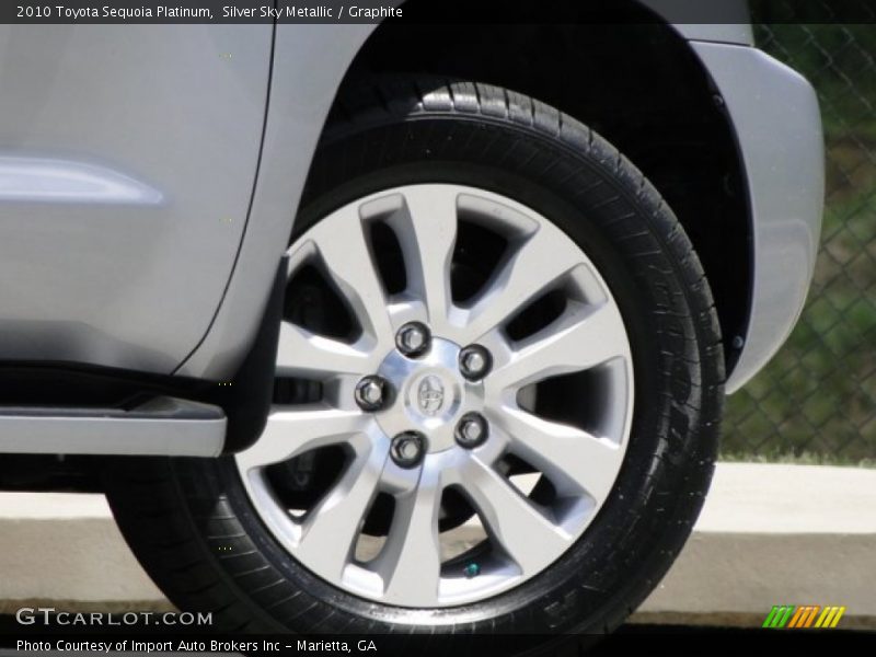 Silver Sky Metallic / Graphite 2010 Toyota Sequoia Platinum