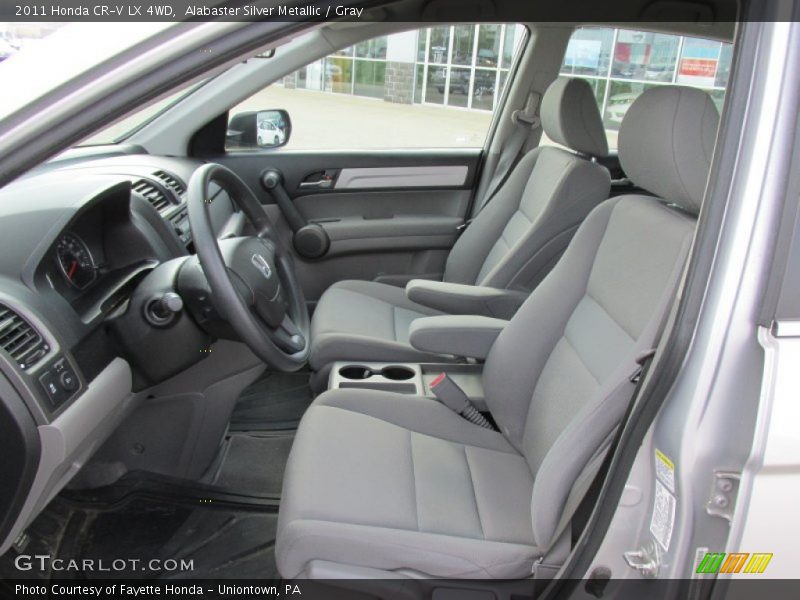 Alabaster Silver Metallic / Gray 2011 Honda CR-V LX 4WD