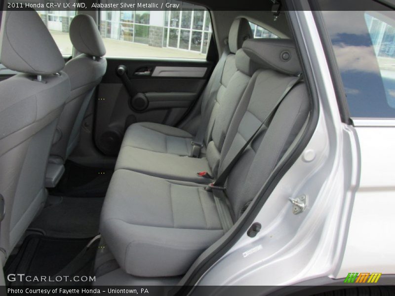 Alabaster Silver Metallic / Gray 2011 Honda CR-V LX 4WD