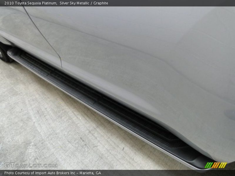 Silver Sky Metallic / Graphite 2010 Toyota Sequoia Platinum