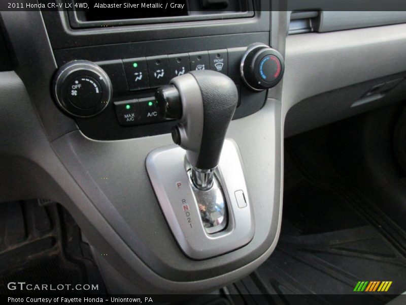 Alabaster Silver Metallic / Gray 2011 Honda CR-V LX 4WD