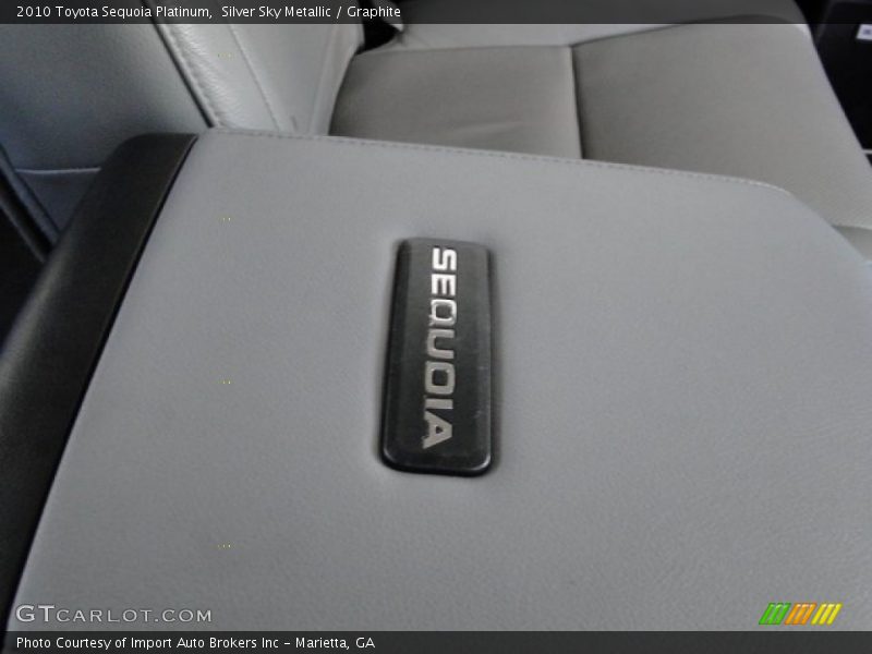 Silver Sky Metallic / Graphite 2010 Toyota Sequoia Platinum
