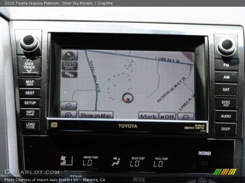 Silver Sky Metallic / Graphite 2010 Toyota Sequoia Platinum