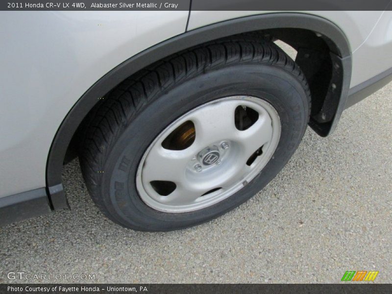 Alabaster Silver Metallic / Gray 2011 Honda CR-V LX 4WD
