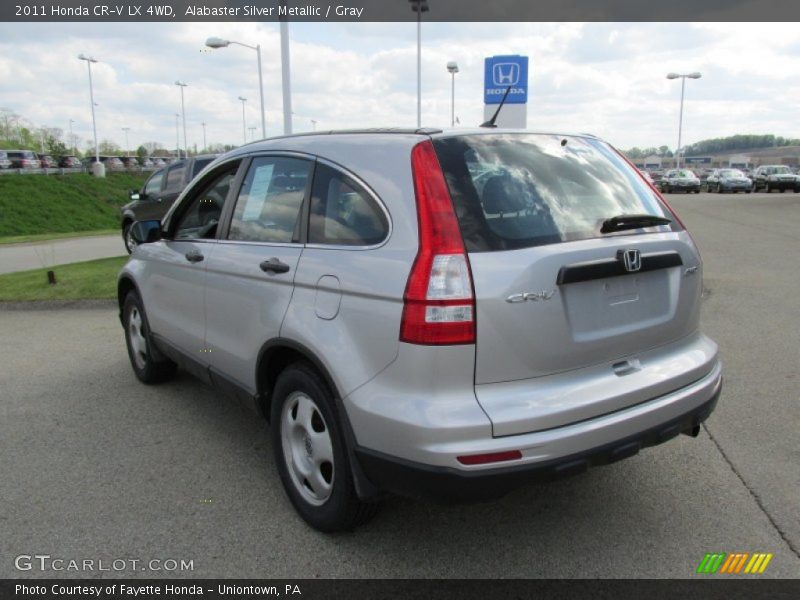 Alabaster Silver Metallic / Gray 2011 Honda CR-V LX 4WD