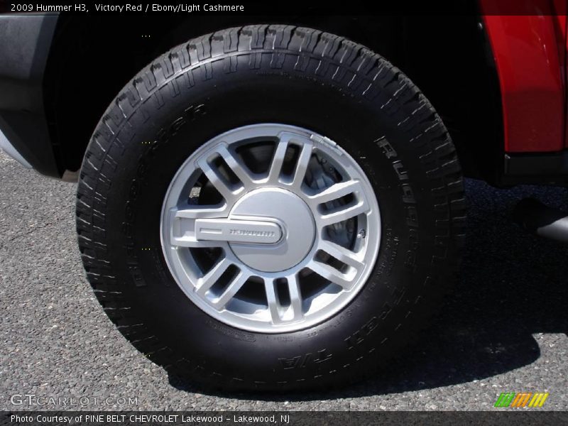 Victory Red / Ebony/Light Cashmere 2009 Hummer H3