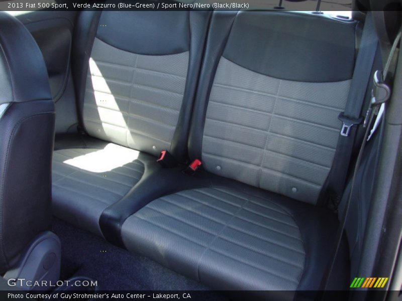 Verde Azzurro (Blue-Green) / Sport Nero/Nero (Black/Black) 2013 Fiat 500 Sport
