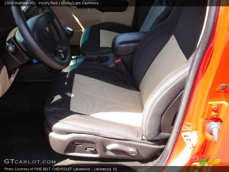 Victory Red / Ebony/Light Cashmere 2009 Hummer H3