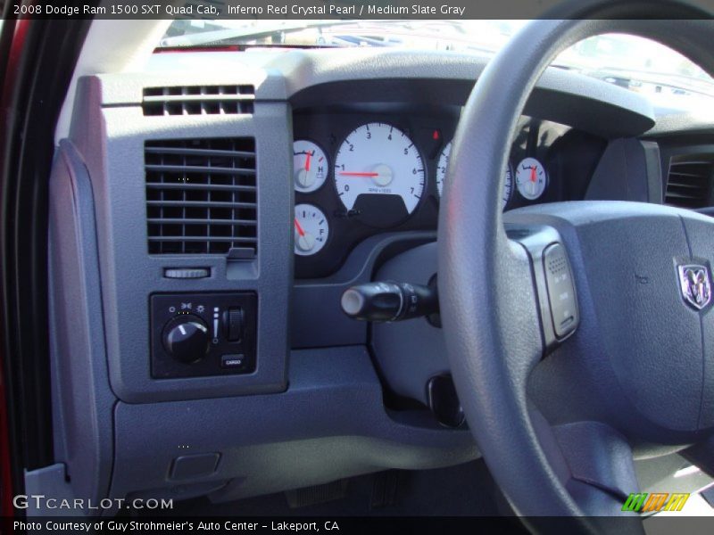 Inferno Red Crystal Pearl / Medium Slate Gray 2008 Dodge Ram 1500 SXT Quad Cab