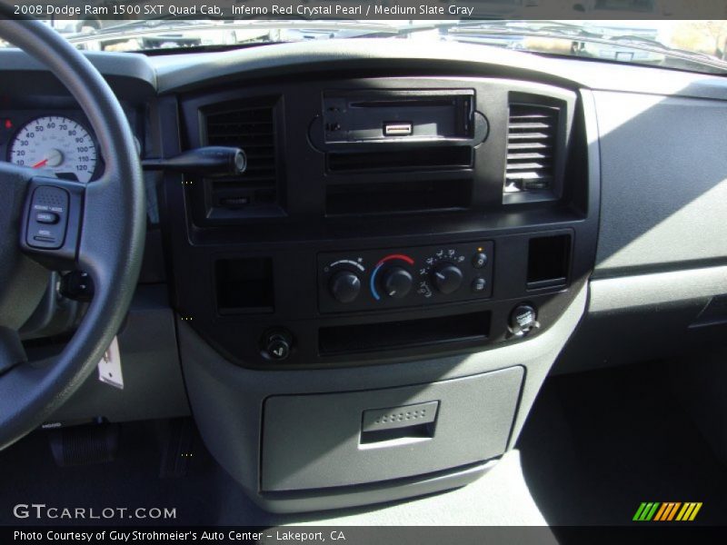 Inferno Red Crystal Pearl / Medium Slate Gray 2008 Dodge Ram 1500 SXT Quad Cab