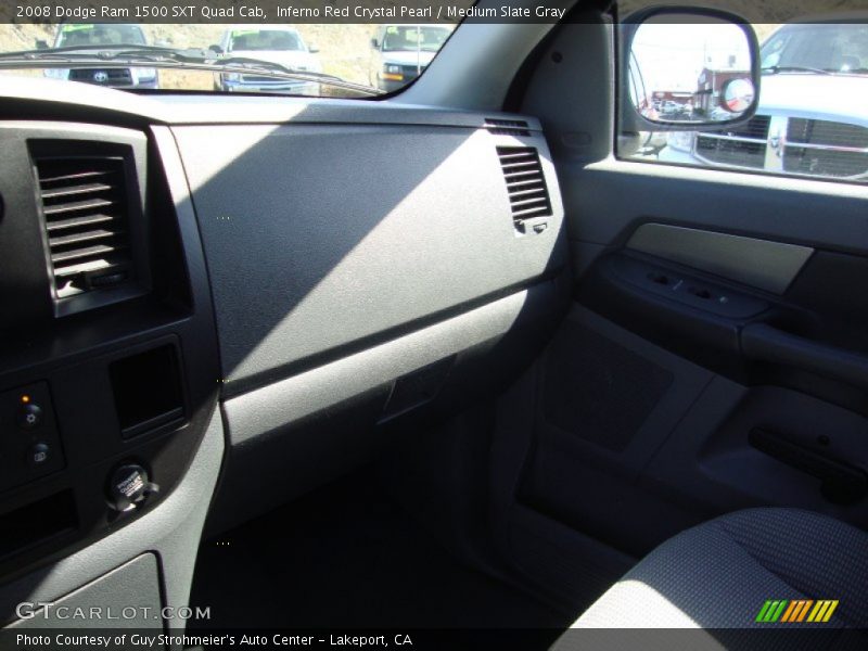 Inferno Red Crystal Pearl / Medium Slate Gray 2008 Dodge Ram 1500 SXT Quad Cab