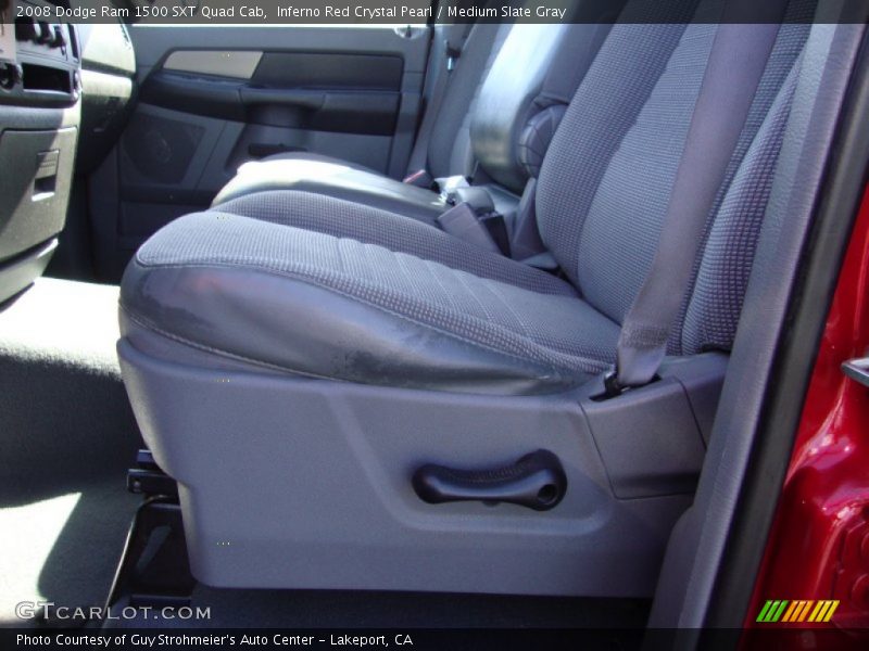 Inferno Red Crystal Pearl / Medium Slate Gray 2008 Dodge Ram 1500 SXT Quad Cab
