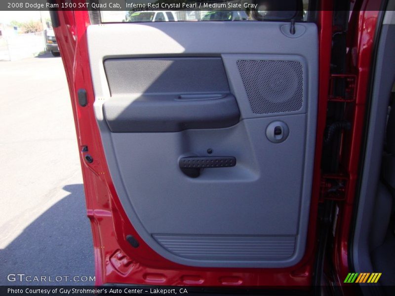 Inferno Red Crystal Pearl / Medium Slate Gray 2008 Dodge Ram 1500 SXT Quad Cab
