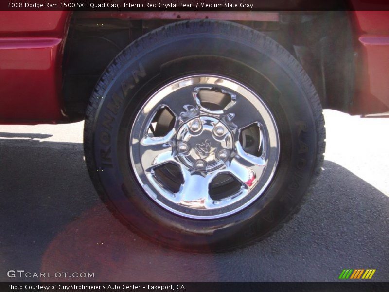 Inferno Red Crystal Pearl / Medium Slate Gray 2008 Dodge Ram 1500 SXT Quad Cab