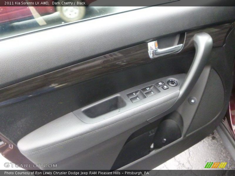 Dark Cherry / Black 2011 Kia Sorento LX AWD