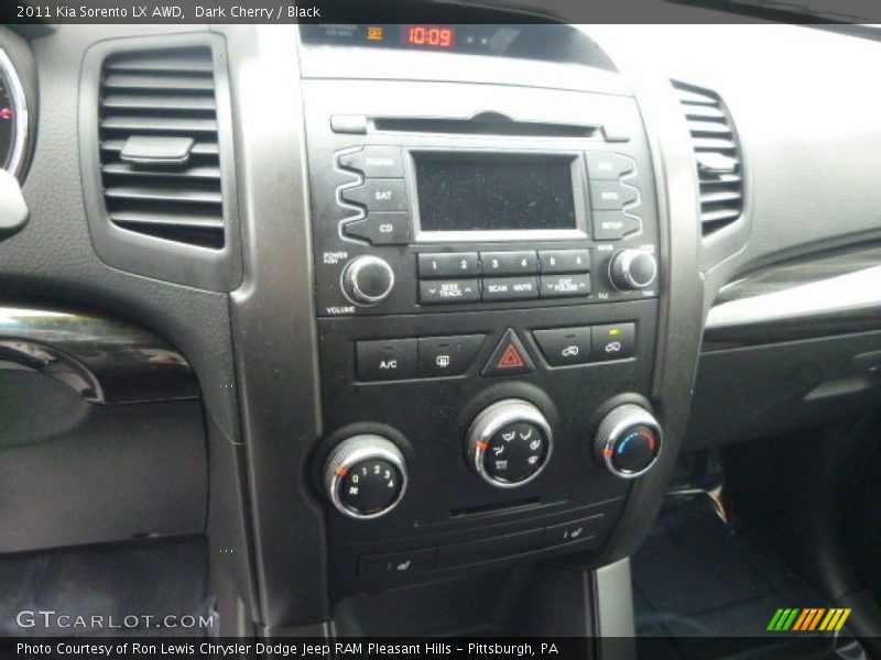 Dark Cherry / Black 2011 Kia Sorento LX AWD