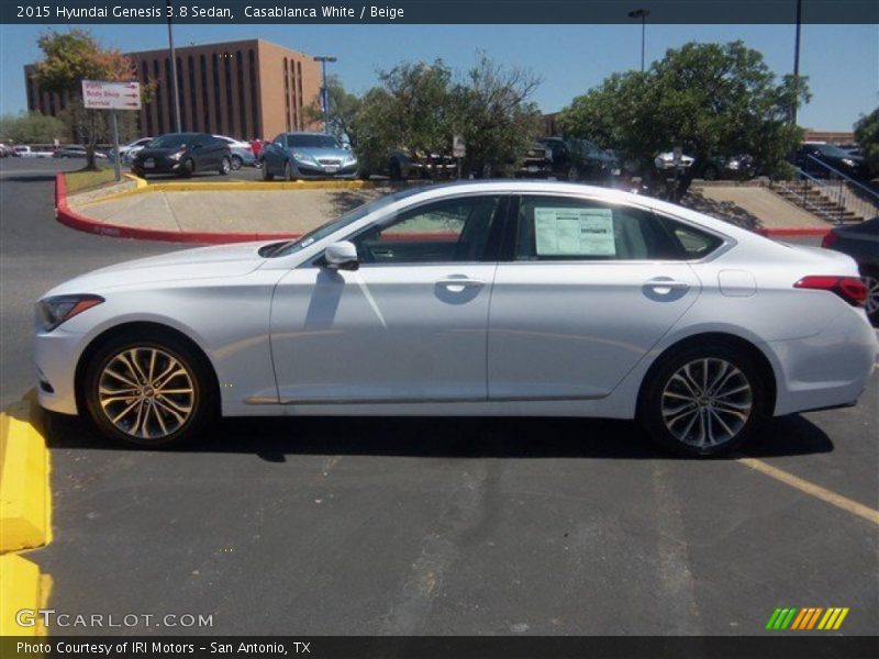  2015 Genesis 3.8 Sedan Casablanca White